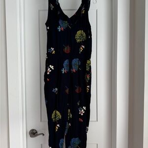 Loft Navy Blue Jumpsuit